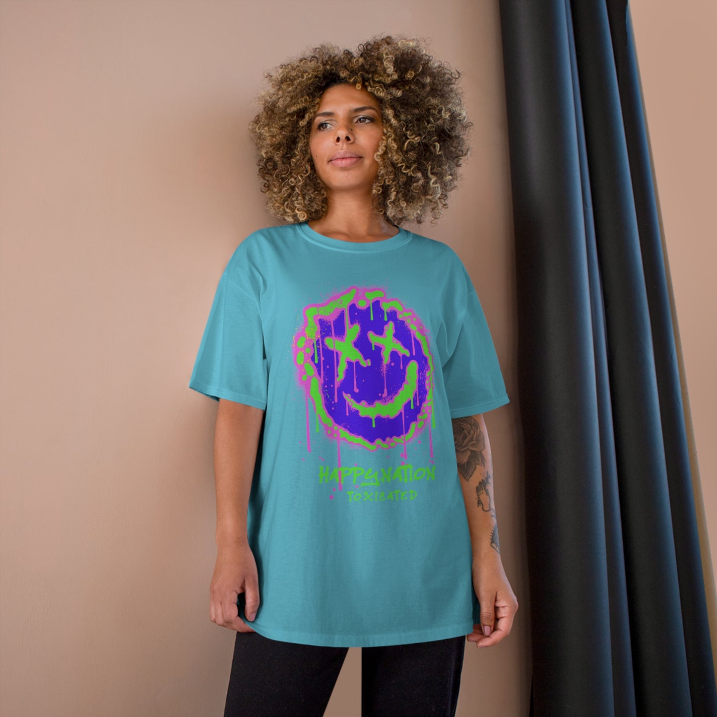 Smiley Face Champion T-Shirt - Happy Nation Collection