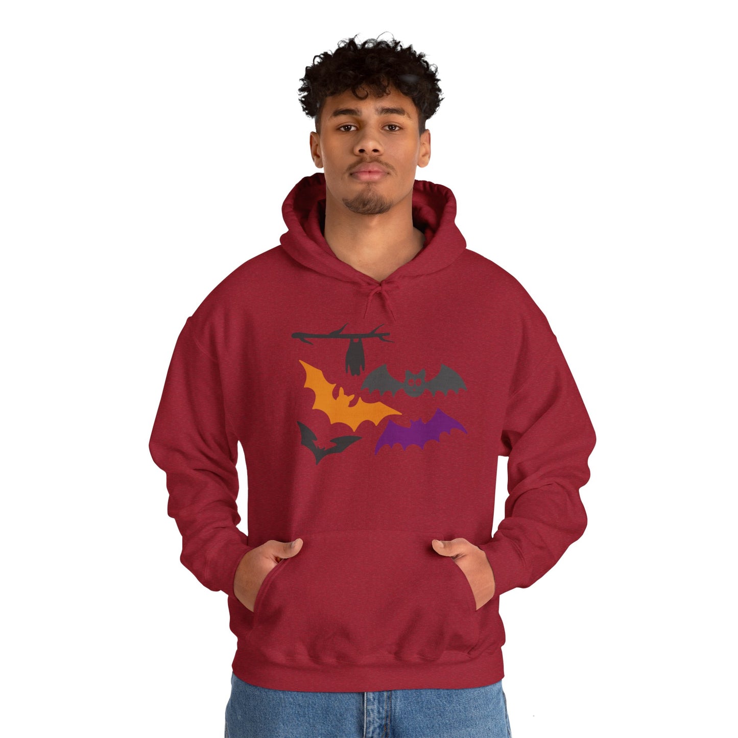 Halloween Bats Heavy Blend™ Hooded Sweatshirt