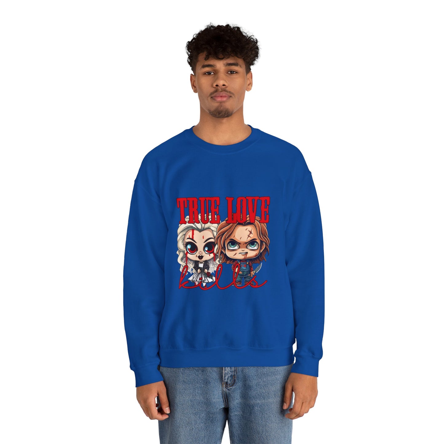 Chucky and bride Halloween Sweatshirt