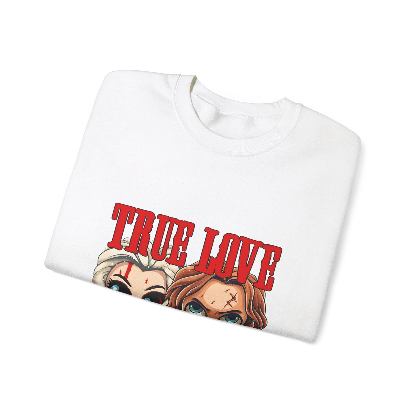 Chucky and bride Halloween Sweatshirt