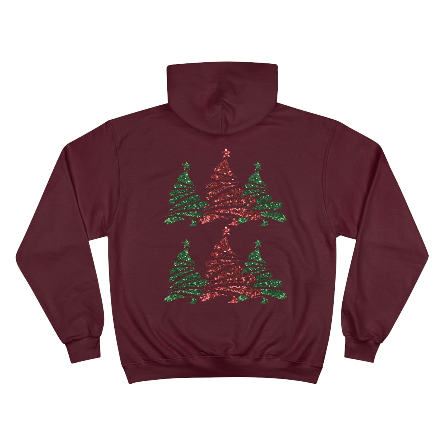 Festive Champion Hoodie - 'Tis the Season Christmas Sweatshirt
