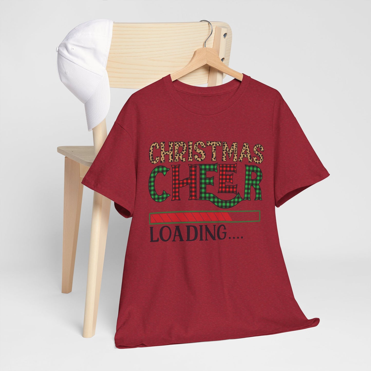 Christmas Cheer Loading Unisex Heavy Cotton Tee
