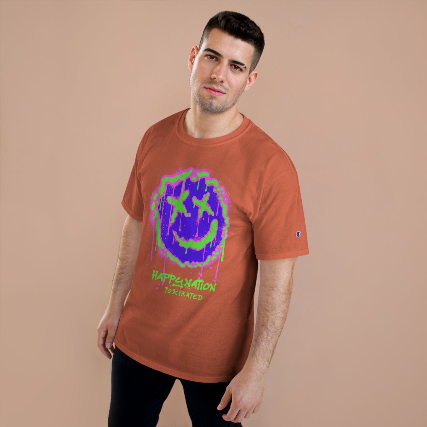 Smiley Face Champion T-Shirt - Happy Nation Collection