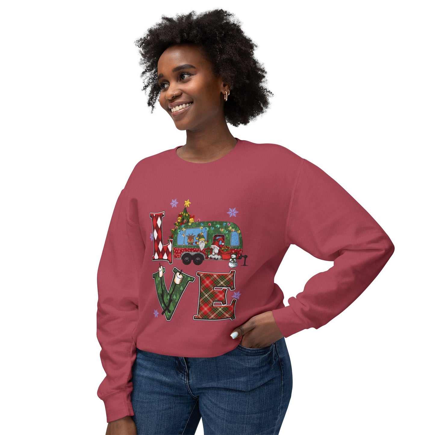 Love Vintage Holiday Crewneck Sweatshirt