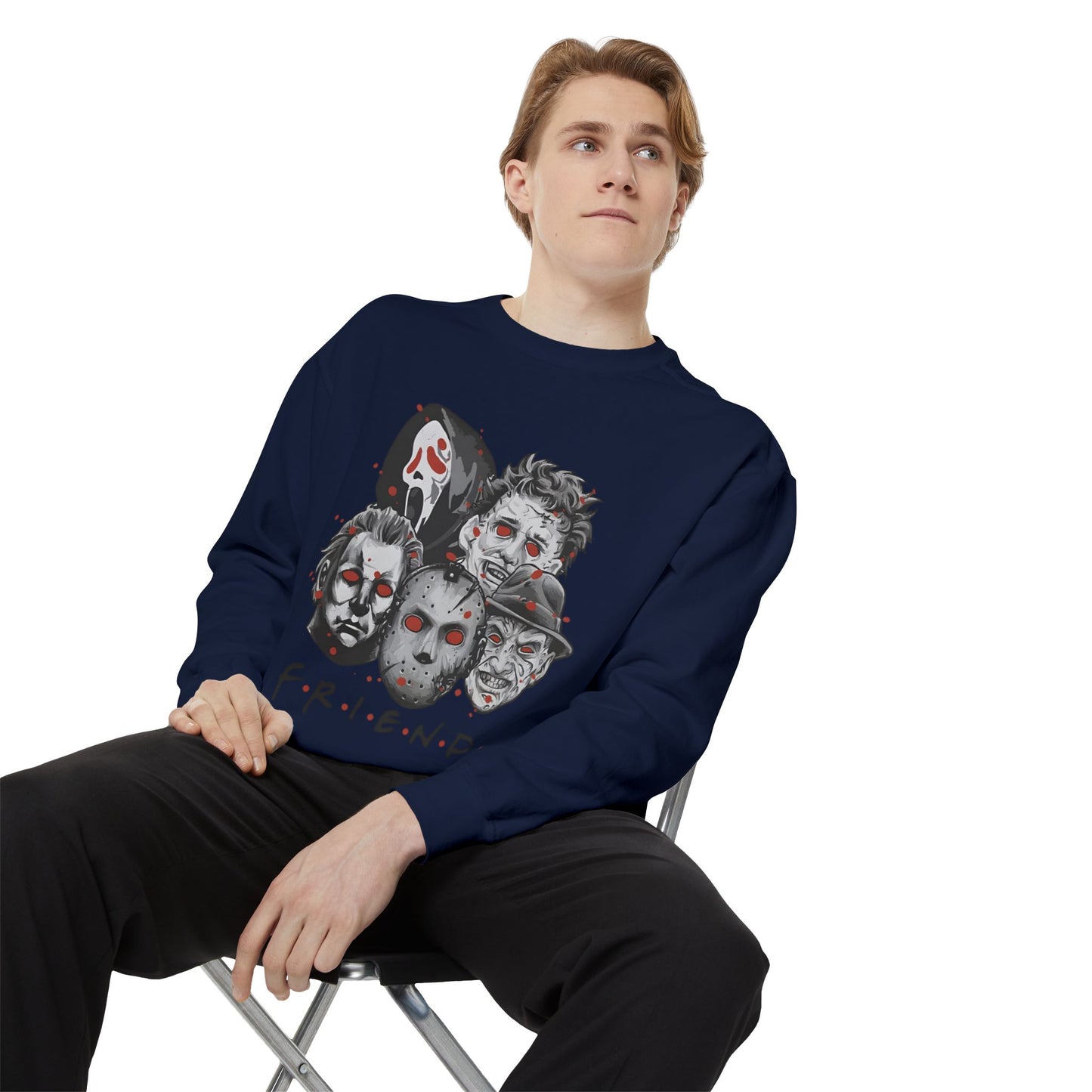 Halloween Garment-Dyed Sweatshirt