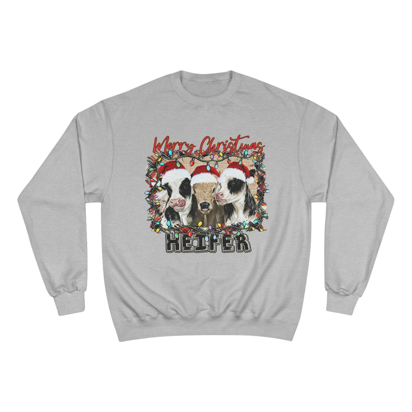 Merry Christmas Heffer Champion Sweatshirt