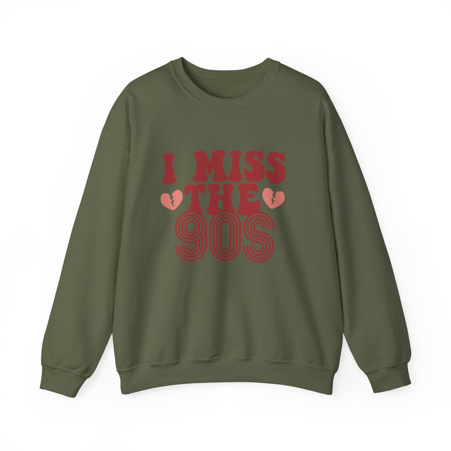 Retro 90s Crewneck Sweatshirt - I Miss the 90s Design