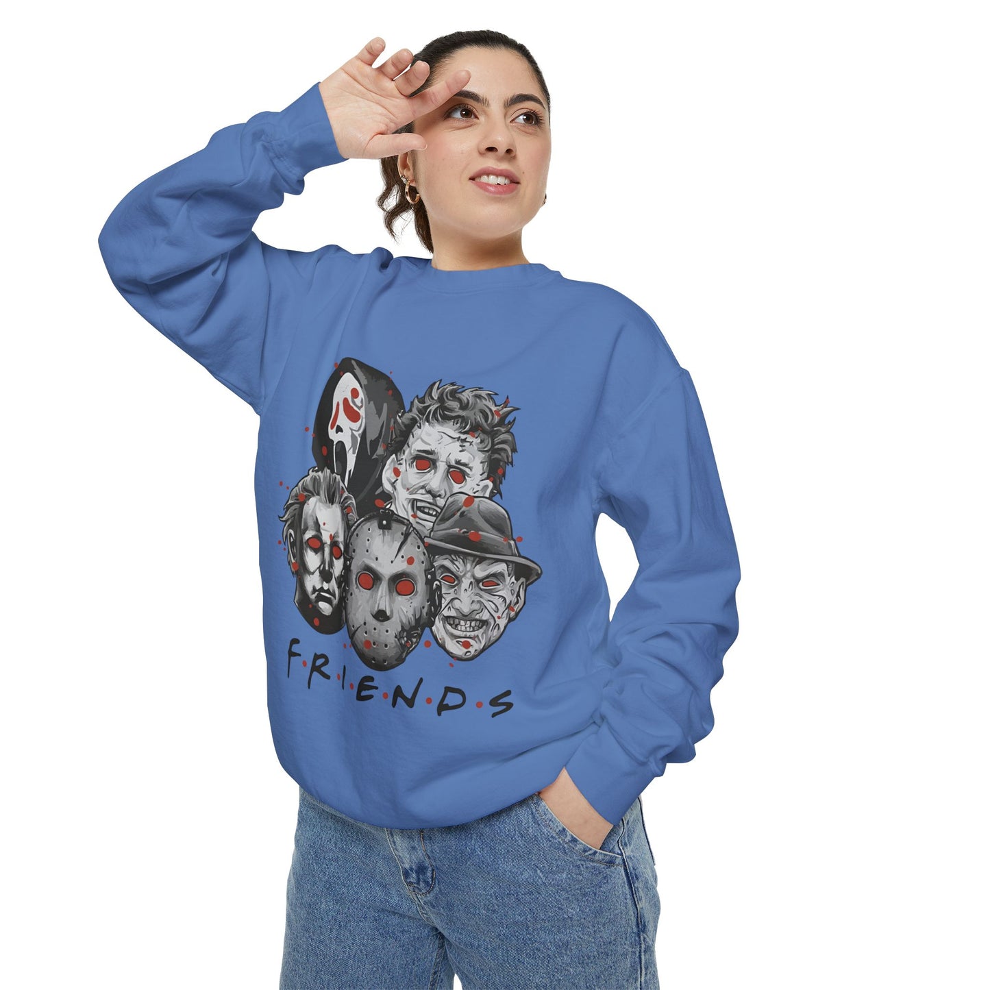 Halloween Garment-Dyed Sweatshirt