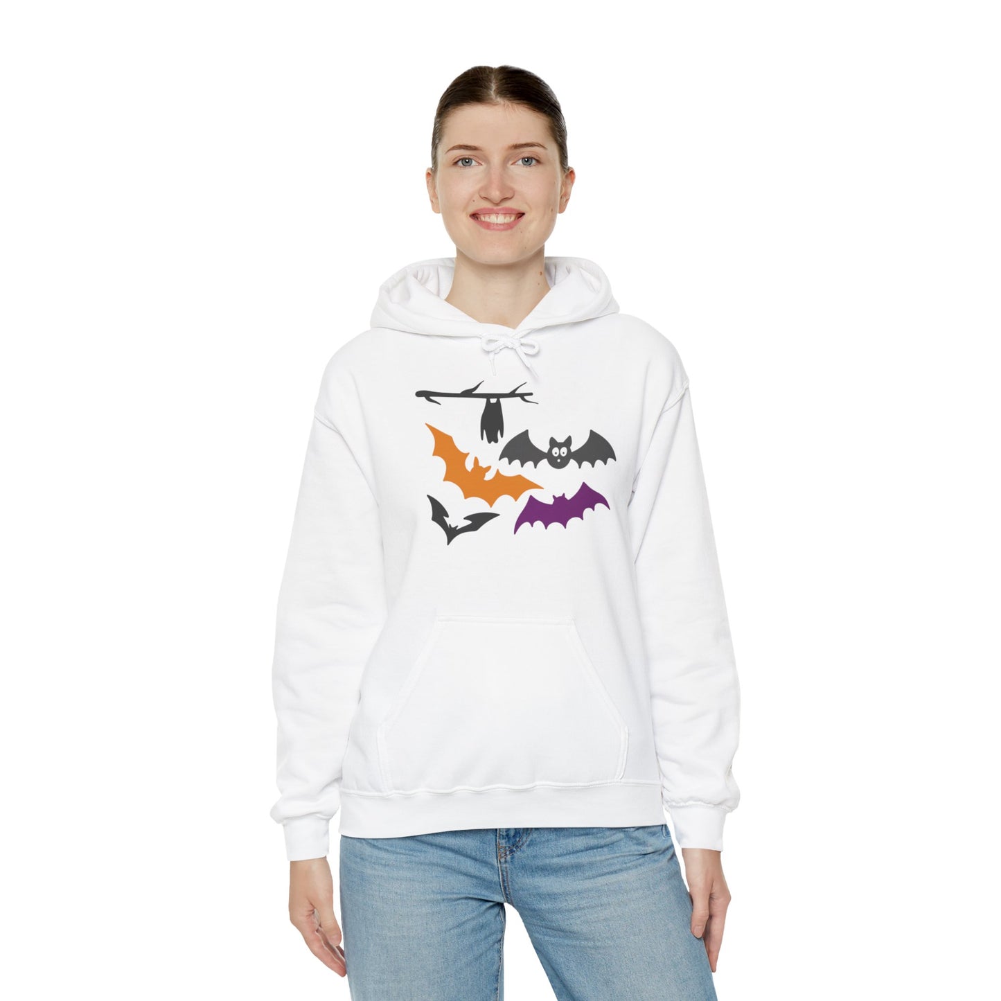 Halloween Bats Heavy Blend™ Hooded Sweatshirt