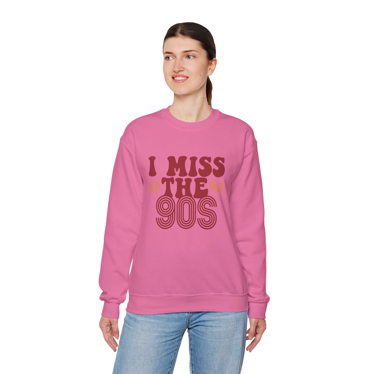 Retro 90s Crewneck Sweatshirt - I Miss the 90s Design