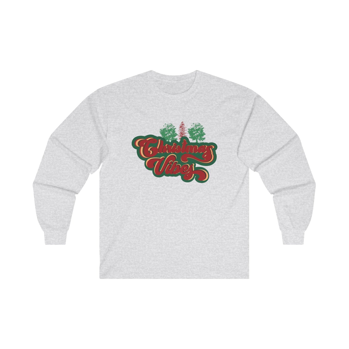 Christmas Vibes Unisex Long Sleeve Tee