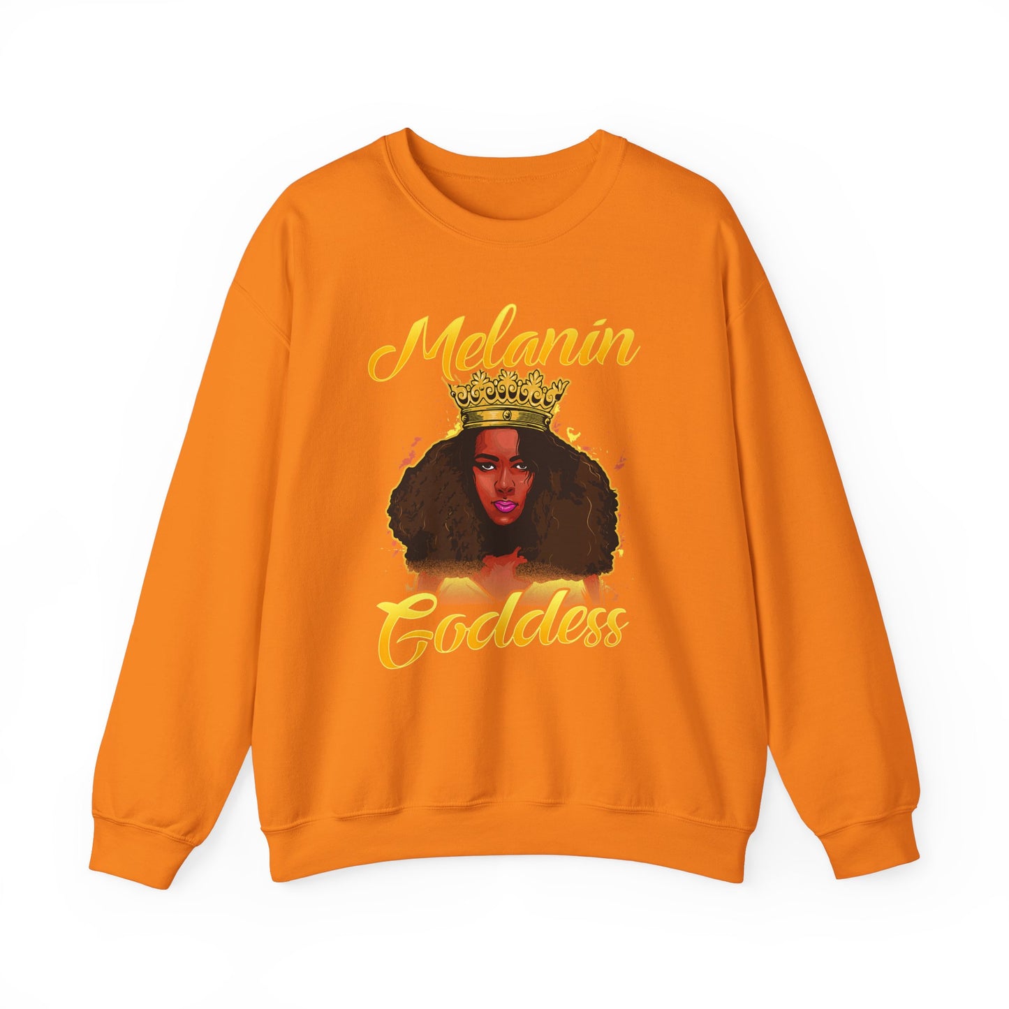 Melanin Queen Heavy Blend Crewneck Sweatshirt