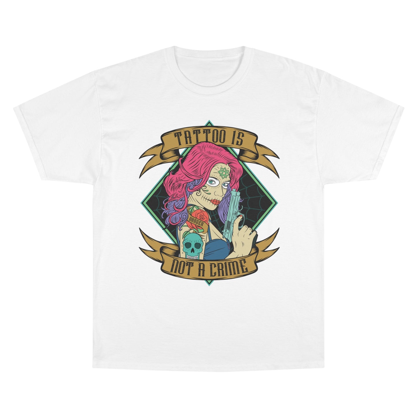 Tattoo Is Not A Crime Champion T-Shirt