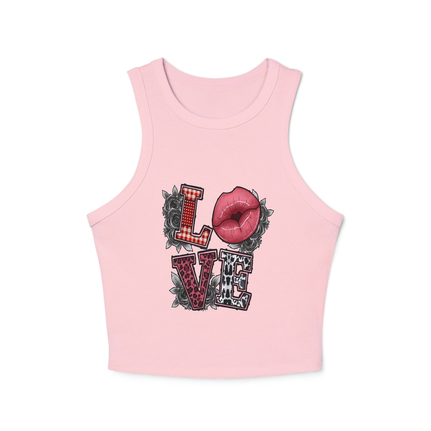 Micro Rib Racer Tank Top