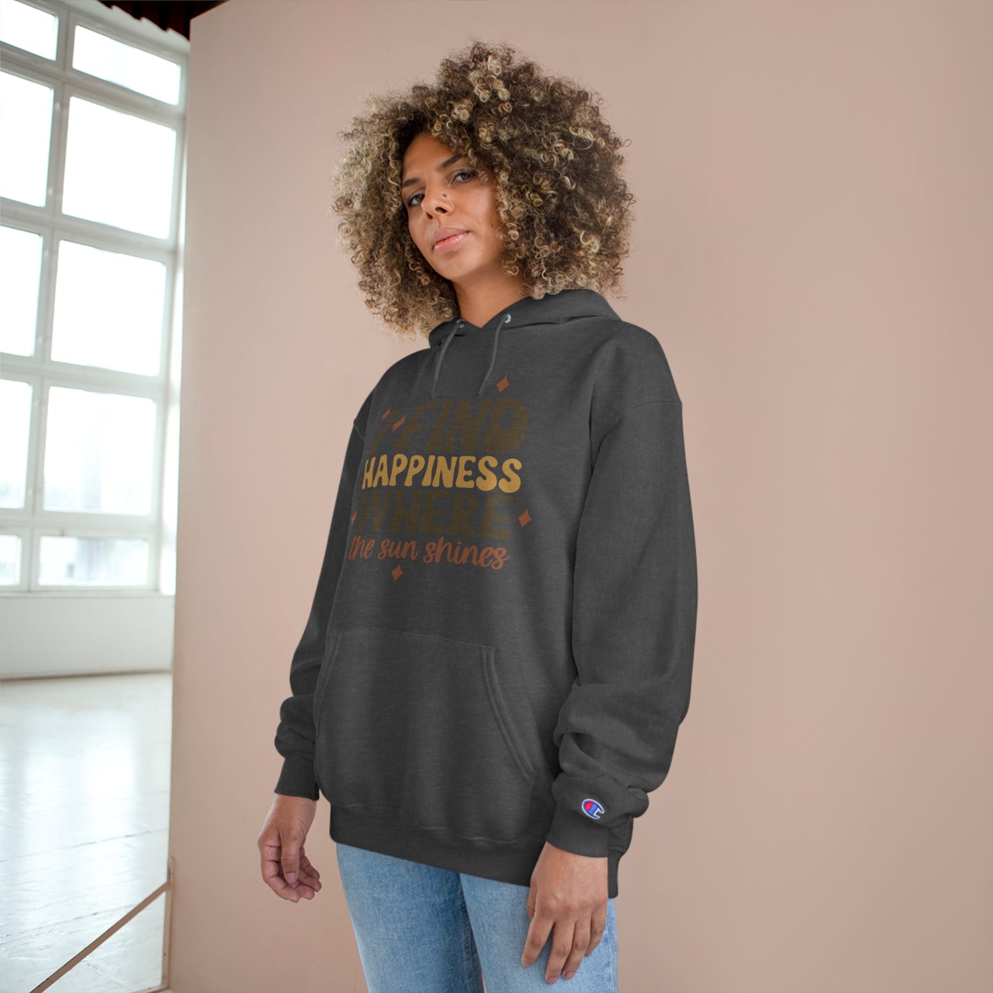 Happiness and Sunshine Champion Hoodie