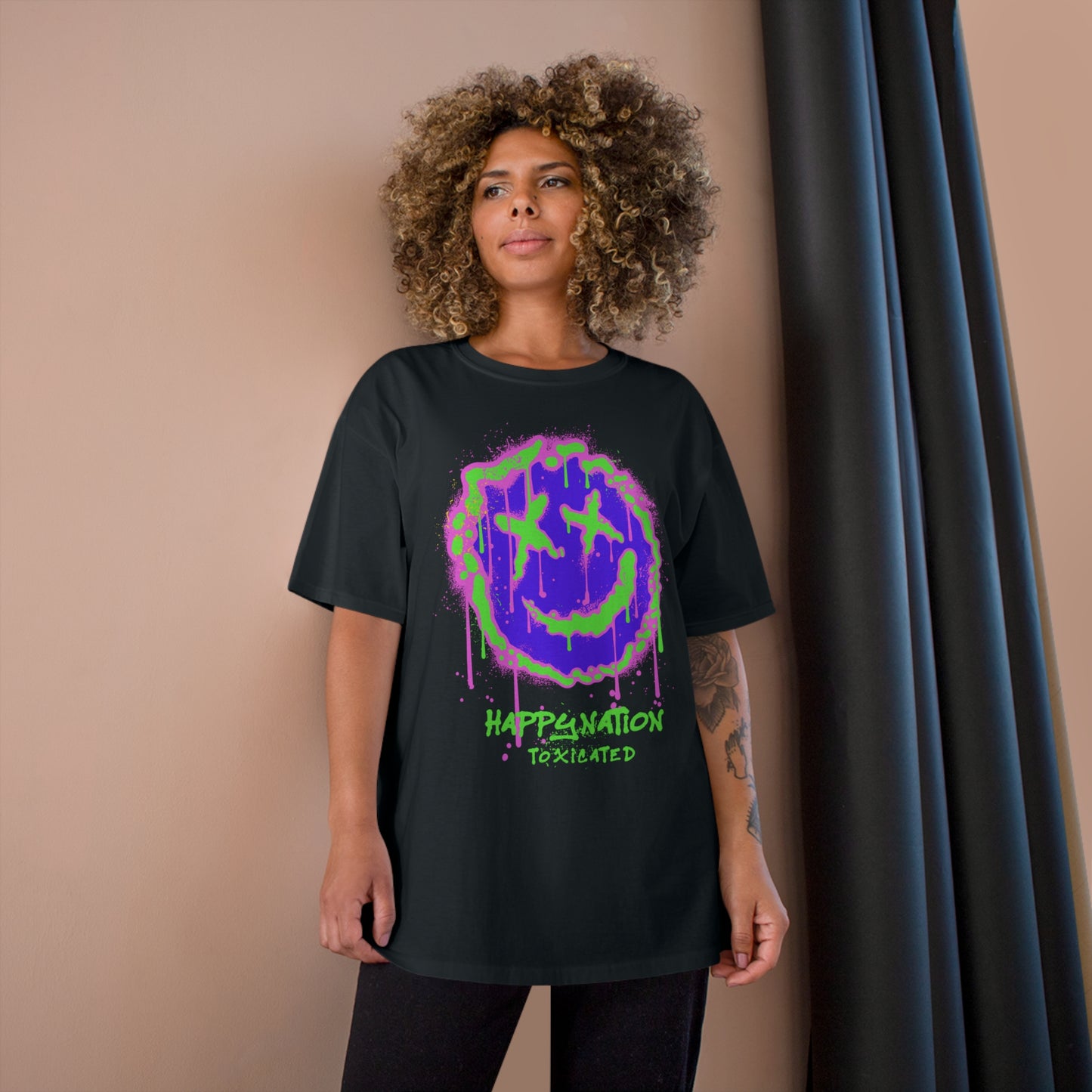 Smiley Face Champion T-Shirt - Happy Nation Collection