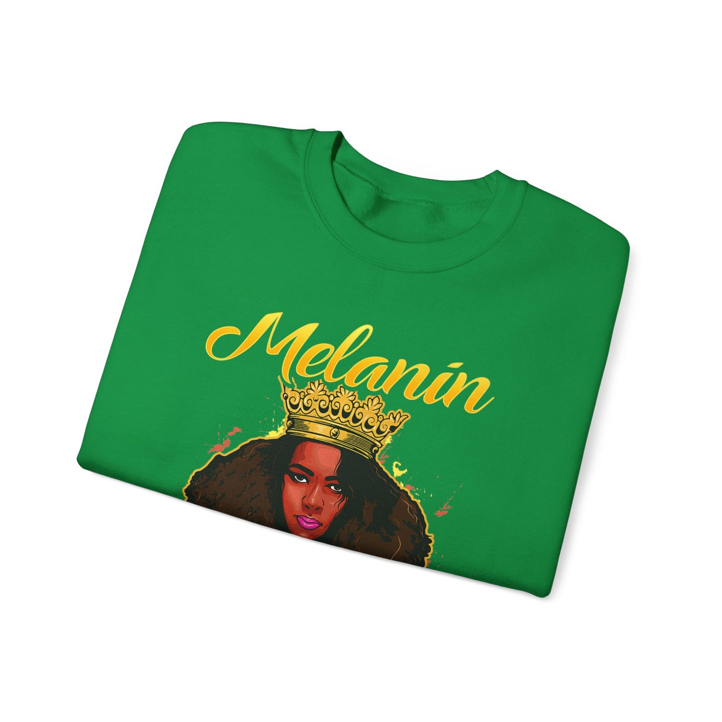 Melanin Queen Heavy Blend Crewneck Sweatshirt