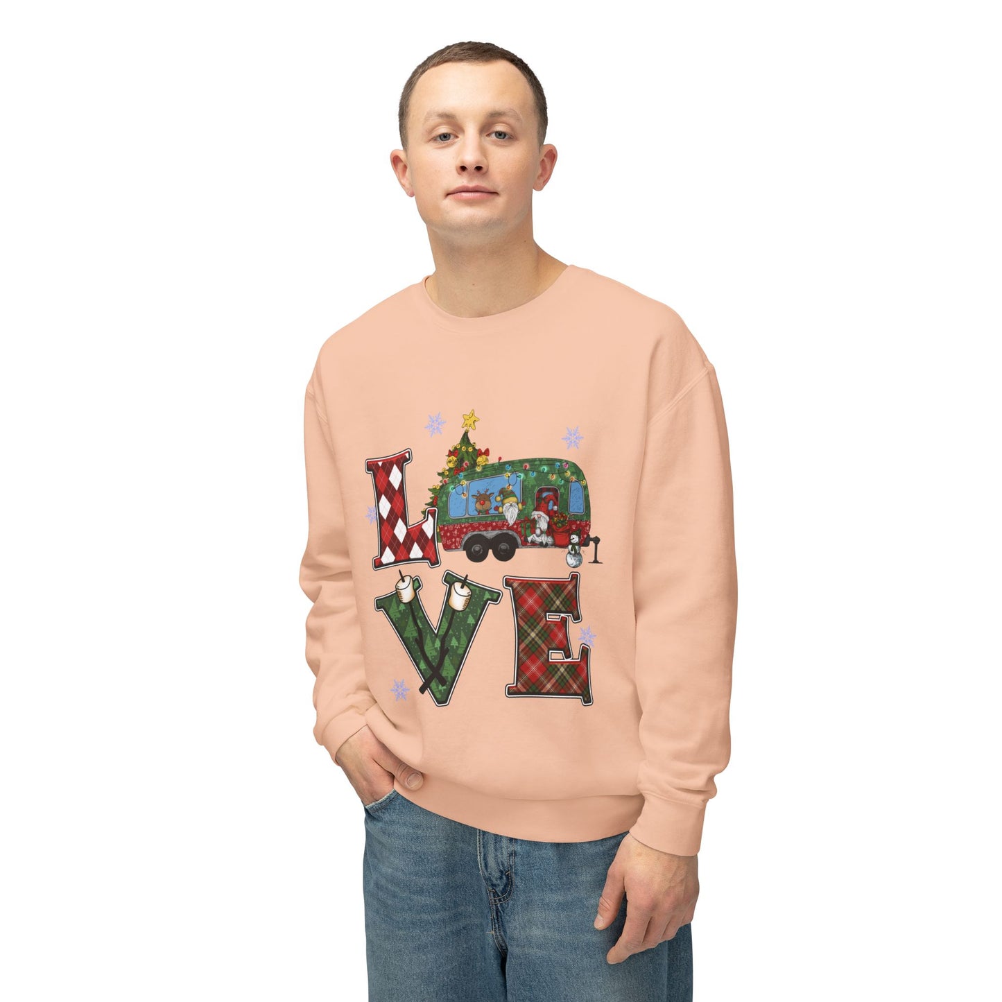 Love Vintage Holiday Crewneck Sweatshirt