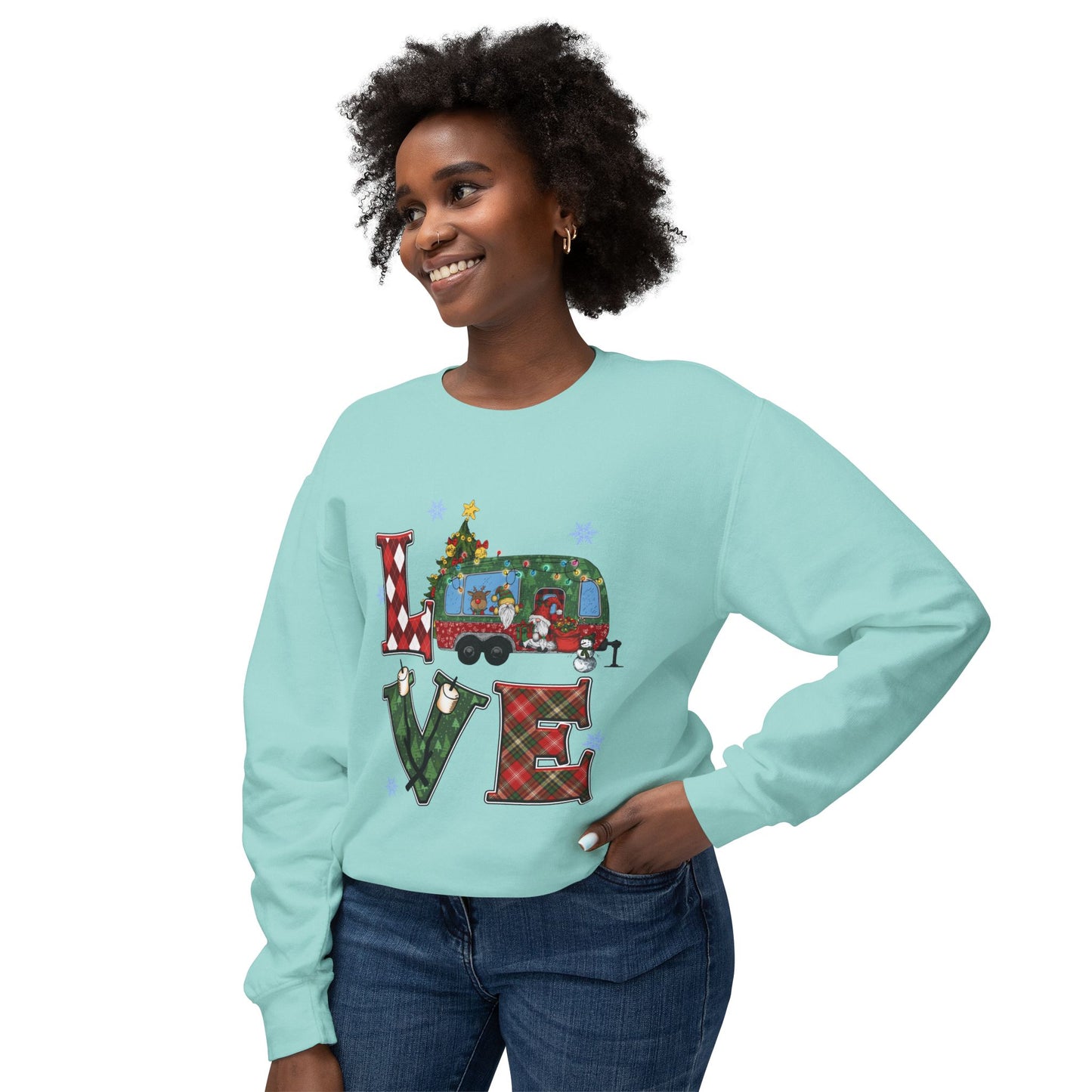 Love Vintage Holiday Crewneck Sweatshirt
