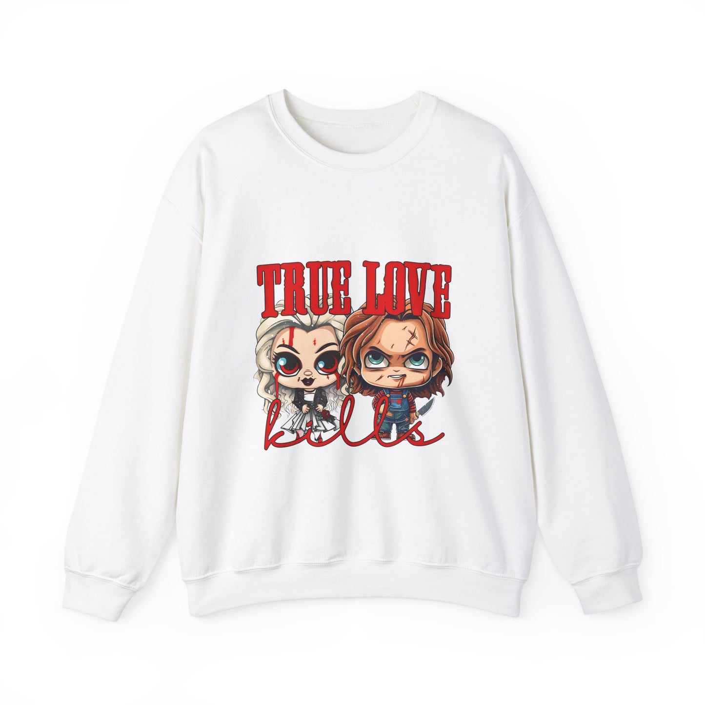 Chucky and bride Halloween Sweatshirt