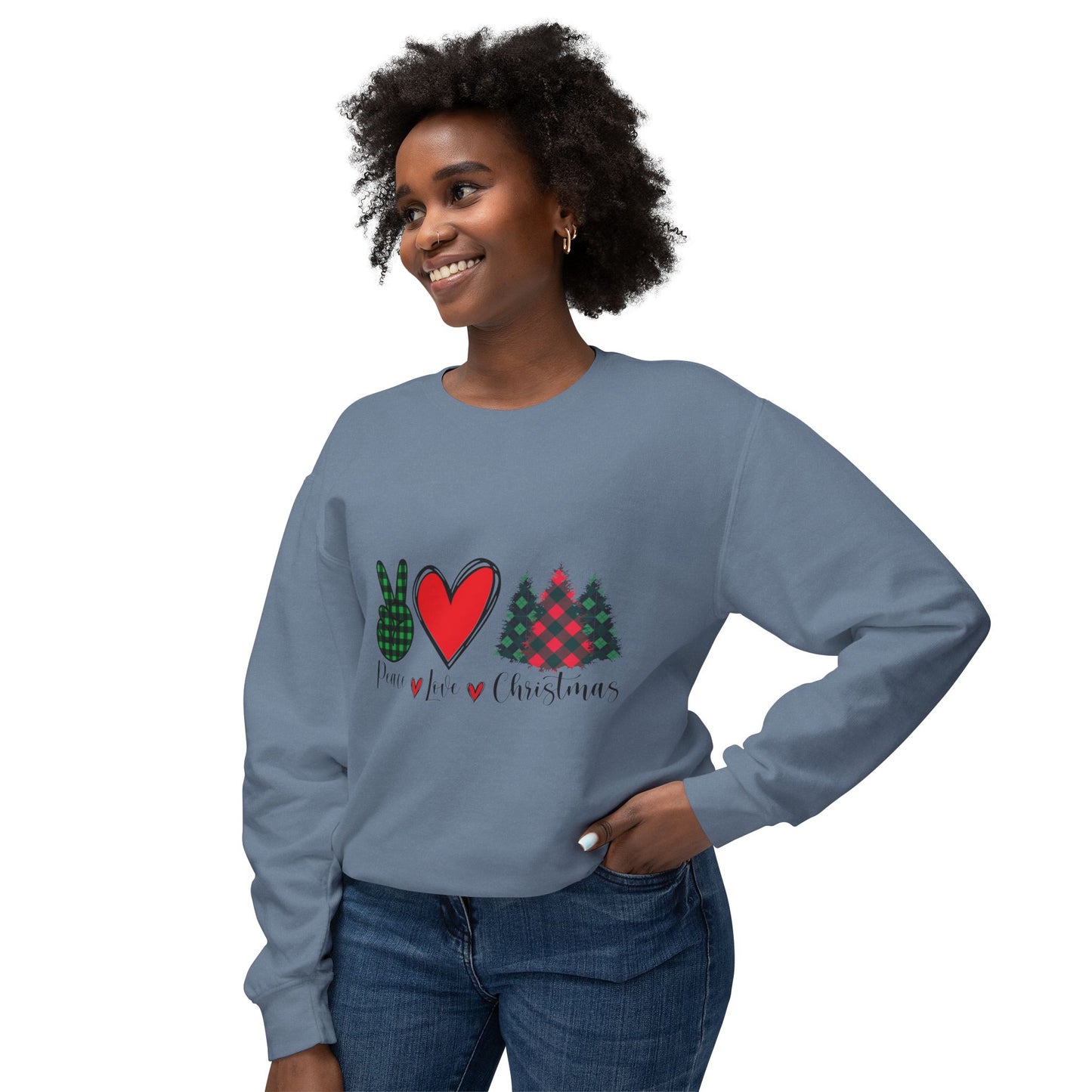 Christmas Peace Love Unisex Sweatshirt