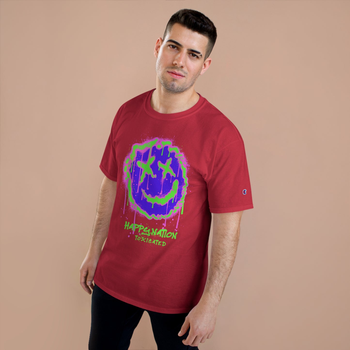 Smiley Face Champion T-Shirt - Happy Nation Collection