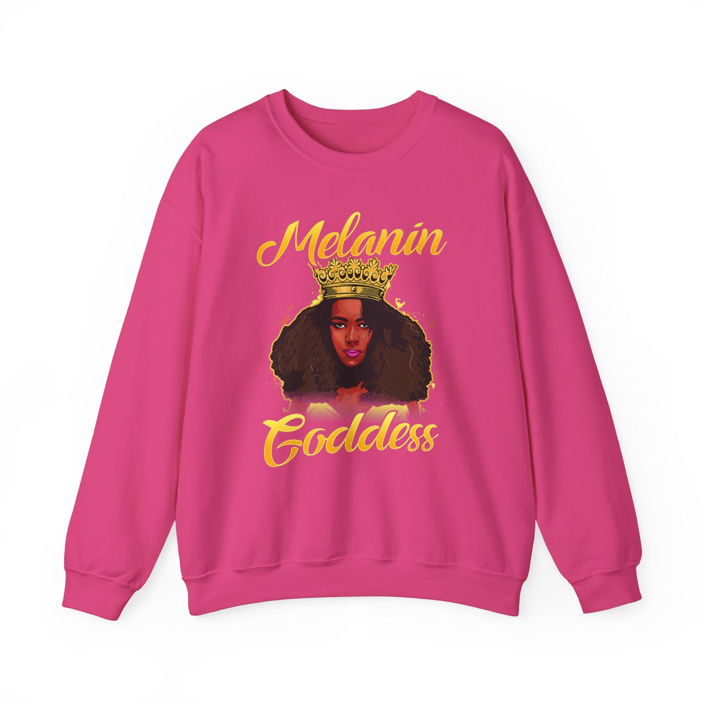 Melanin Queen Heavy Blend Crewneck Sweatshirt