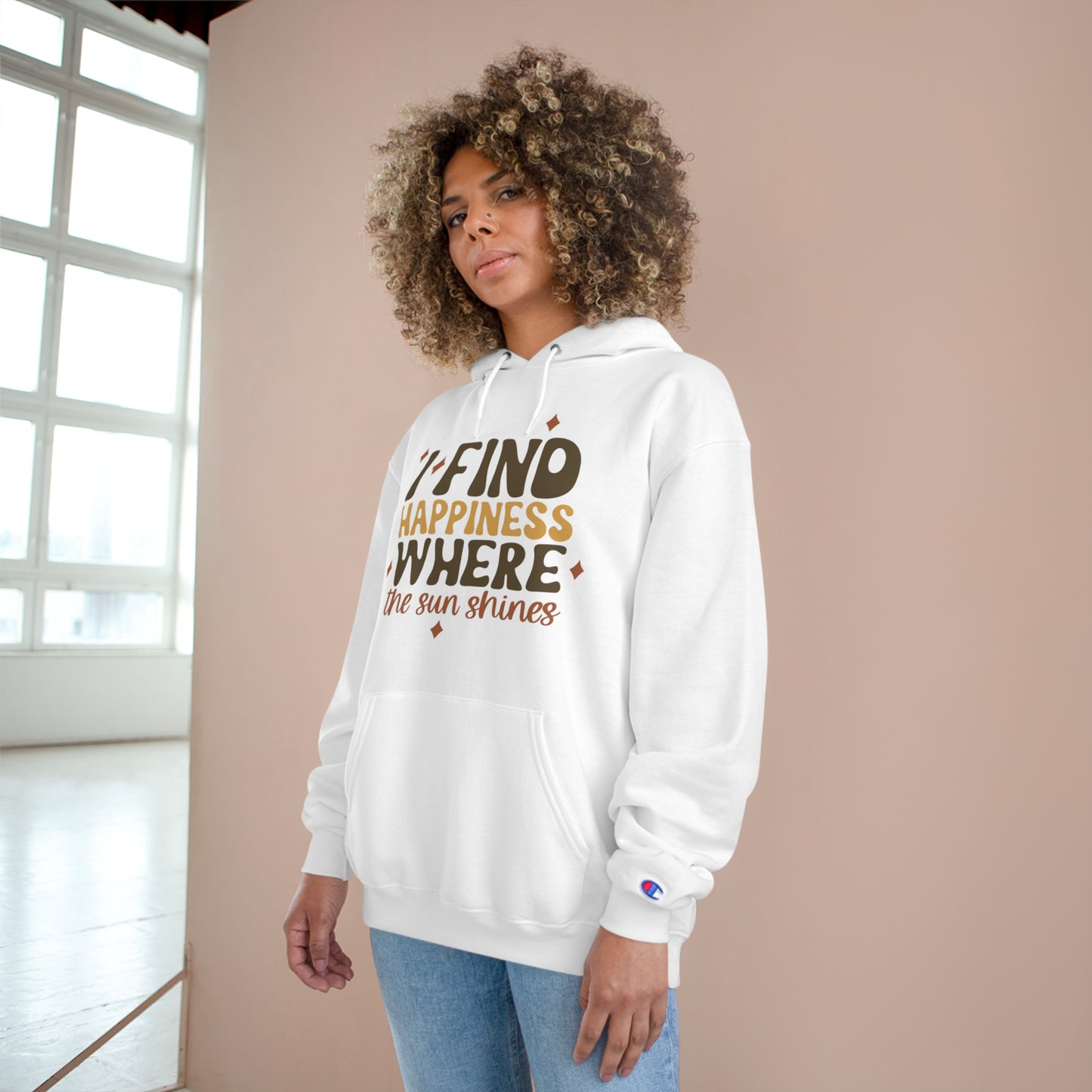 Happiness and Sunshine Champion Hoodie