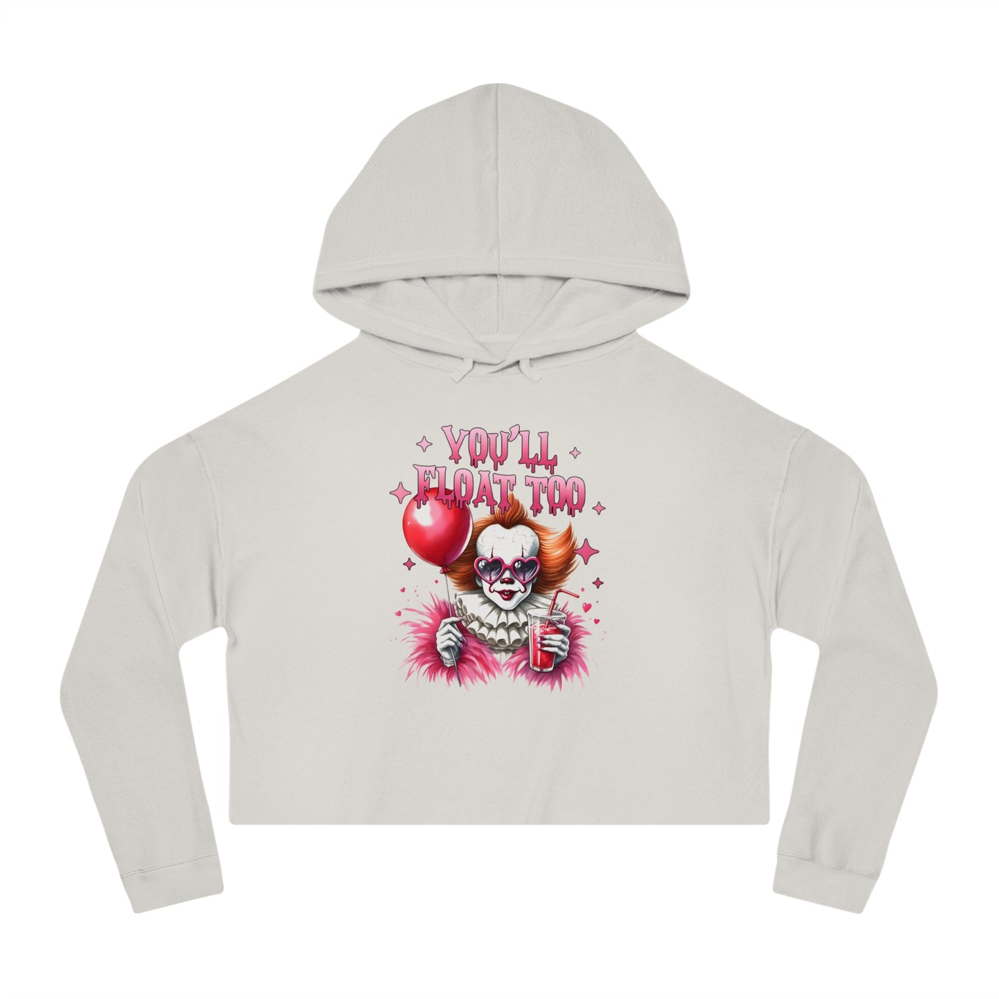 Halloween Cropped Hooded Sweatshirt