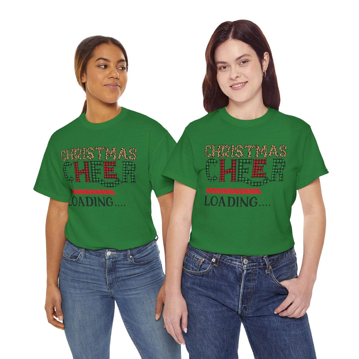 Christmas Cheer Loading Unisex Heavy Cotton Tee