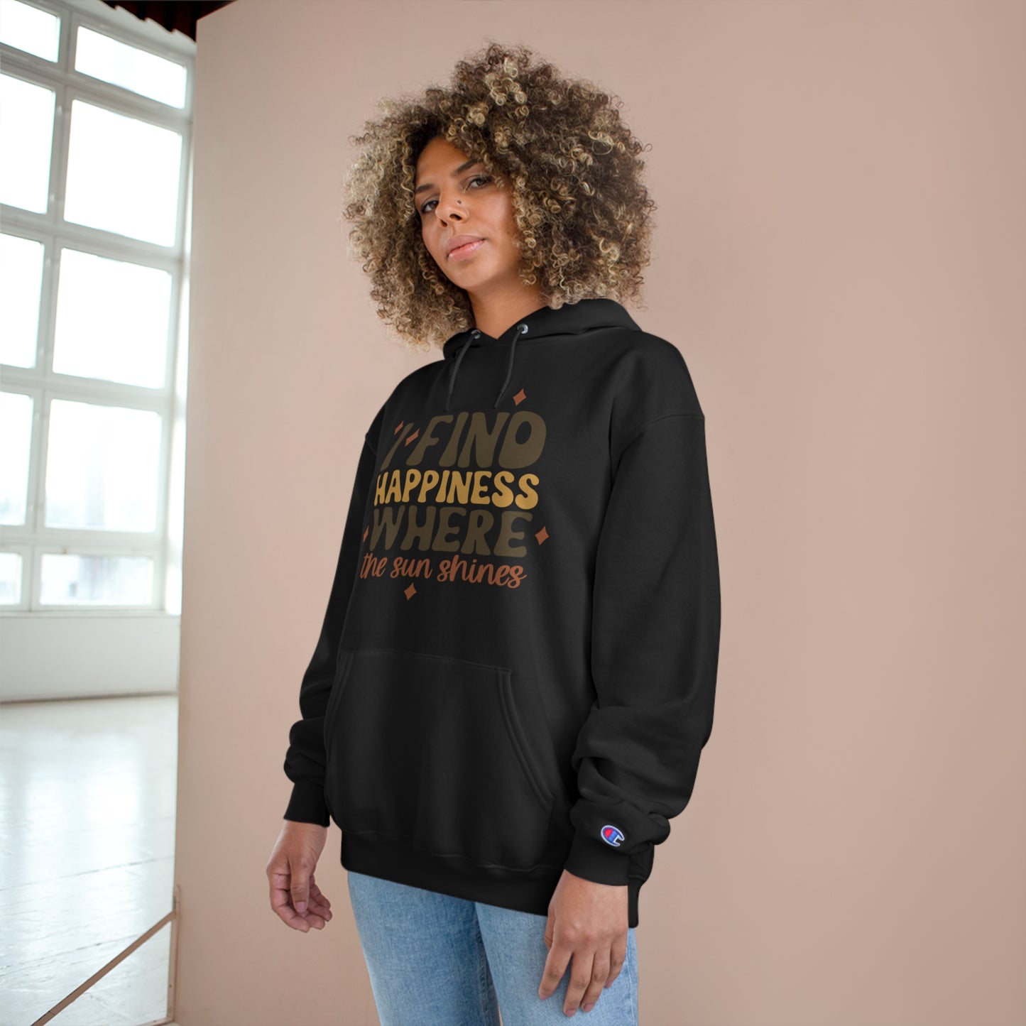 Happiness and Sunshine Champion Hoodie
