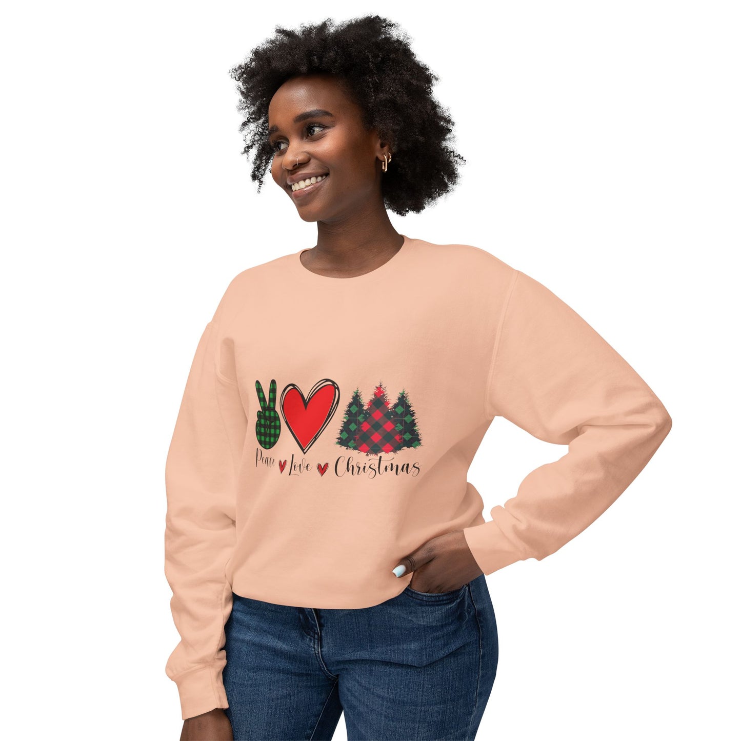 Christmas Peace Love Unisex Sweatshirt
