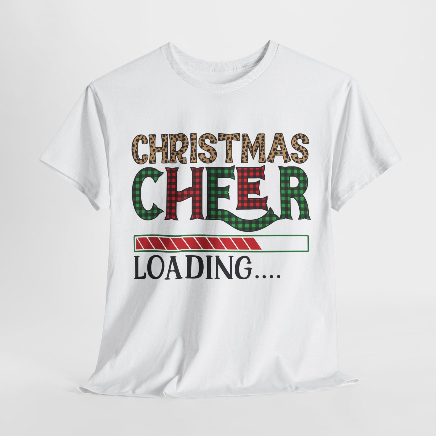 Christmas Cheer Loading Unisex Heavy Cotton Tee