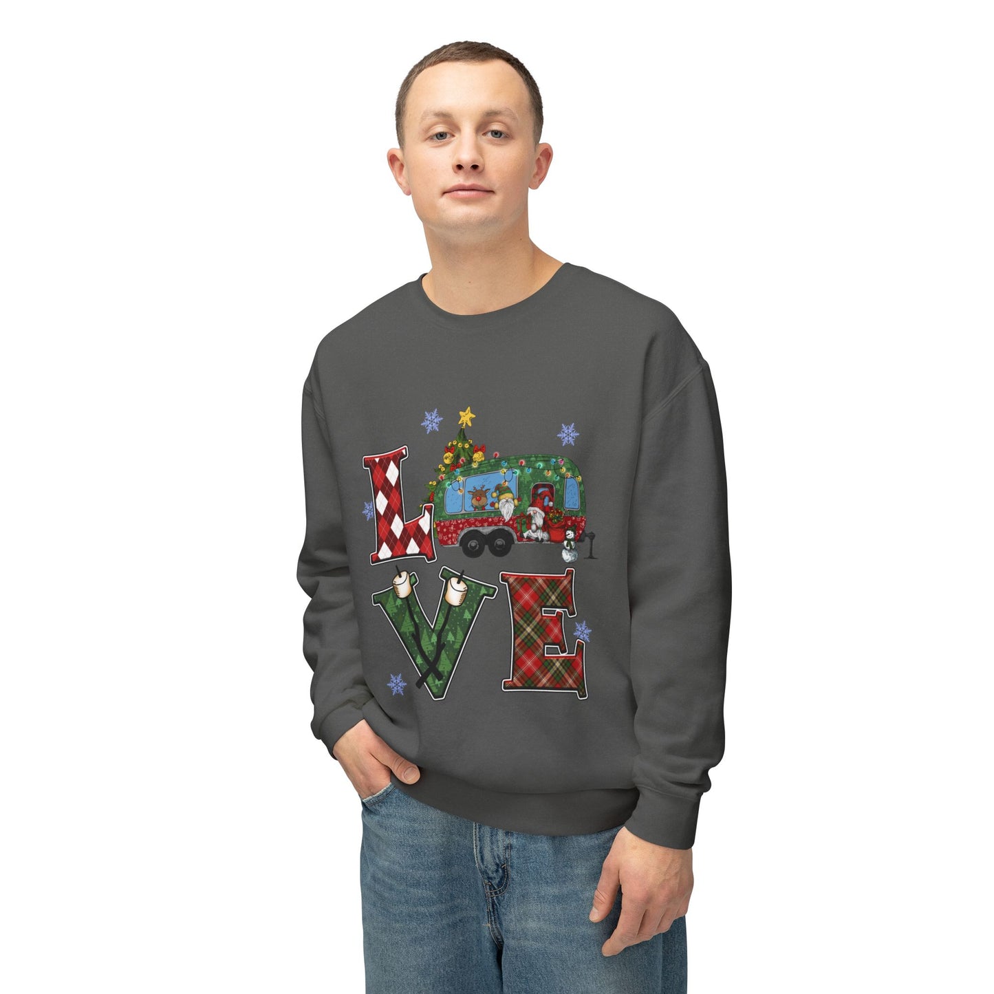 Love Vintage Holiday Crewneck Sweatshirt
