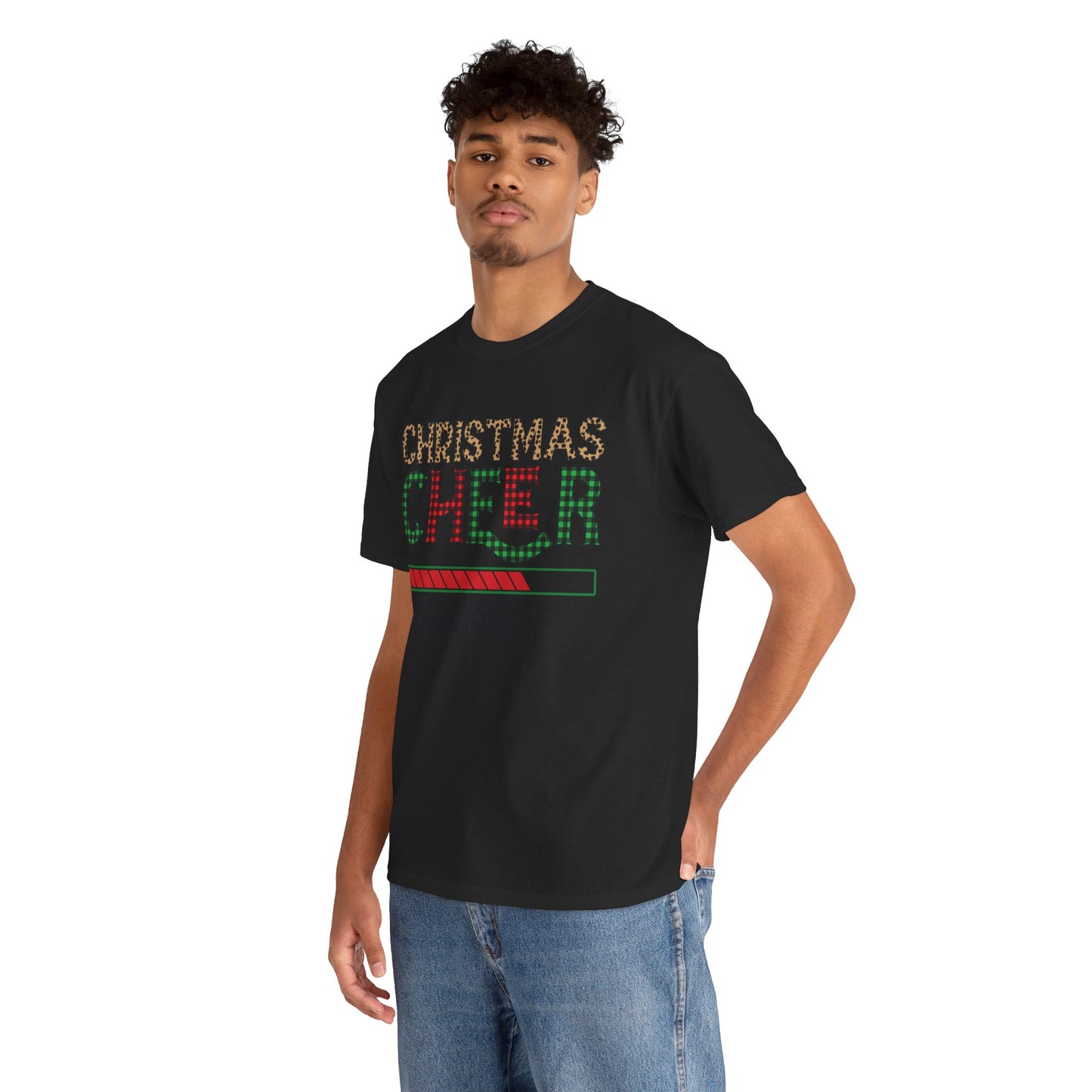 Christmas Cheer Loading Unisex Heavy Cotton Tee