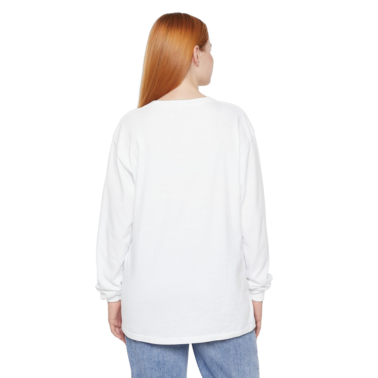 Funny Holiday Long Sleeve T-Shirt - 'Dead Inside But Jolly AF'