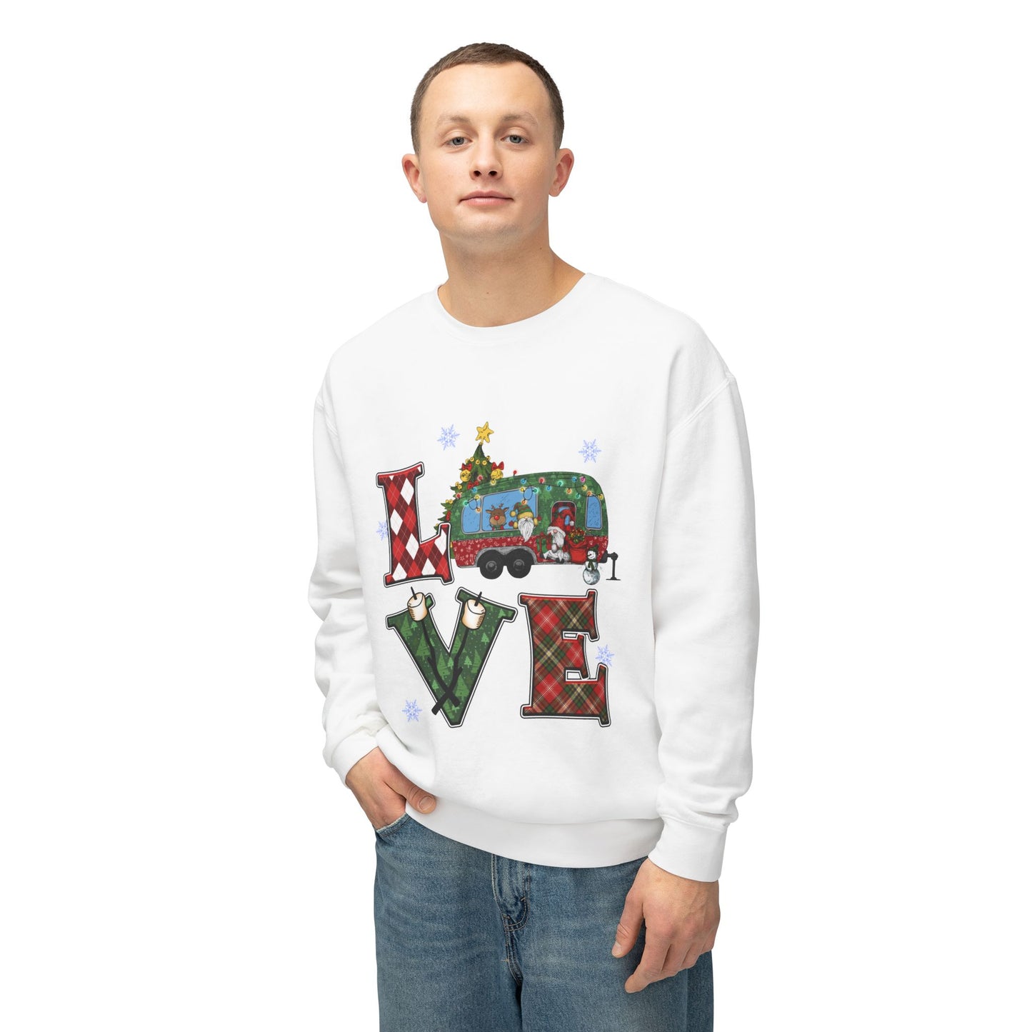 Love Vintage Holiday Crewneck Sweatshirt