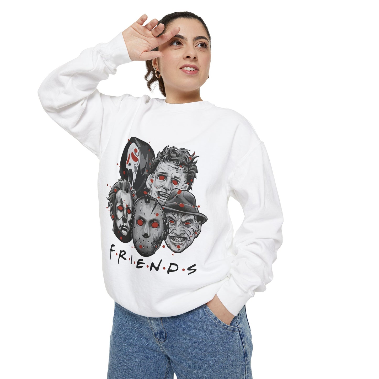 Halloween Garment-Dyed Sweatshirt