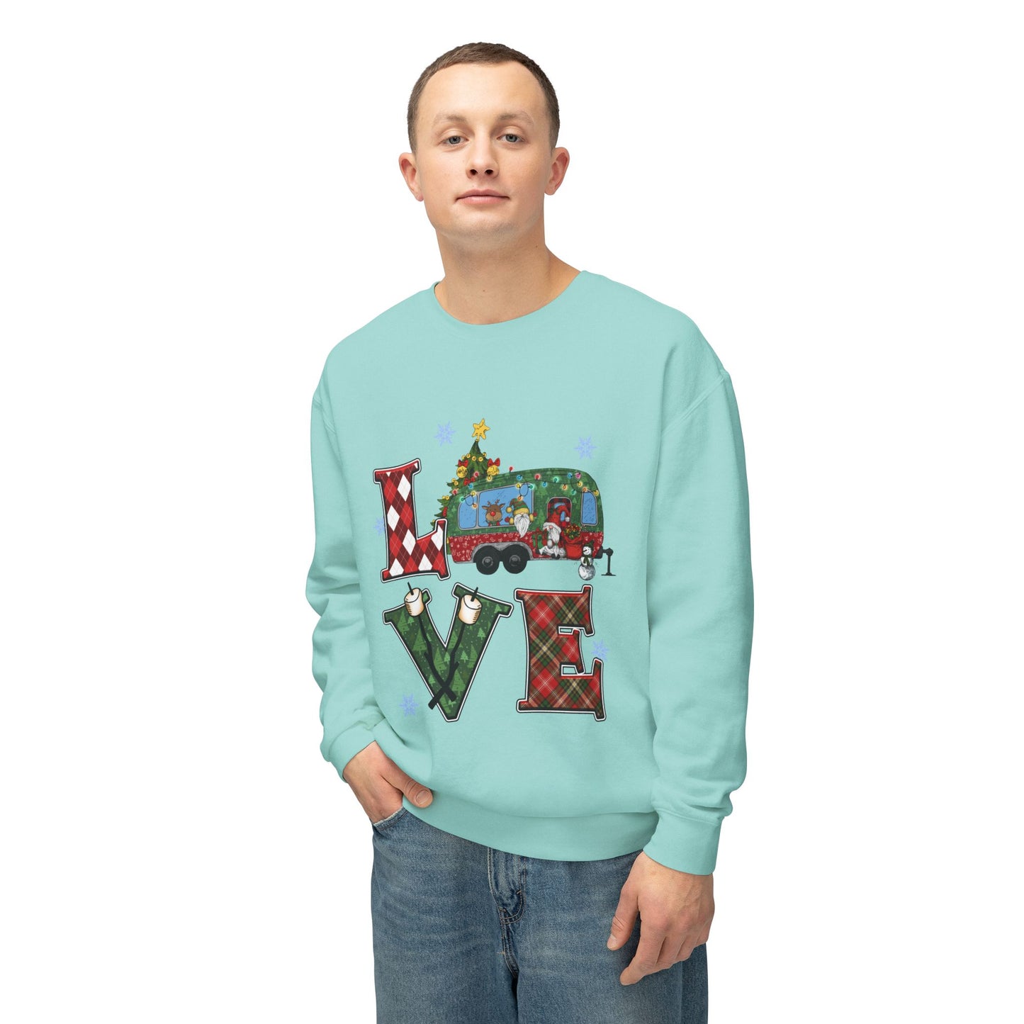 Love Vintage Holiday Crewneck Sweatshirt
