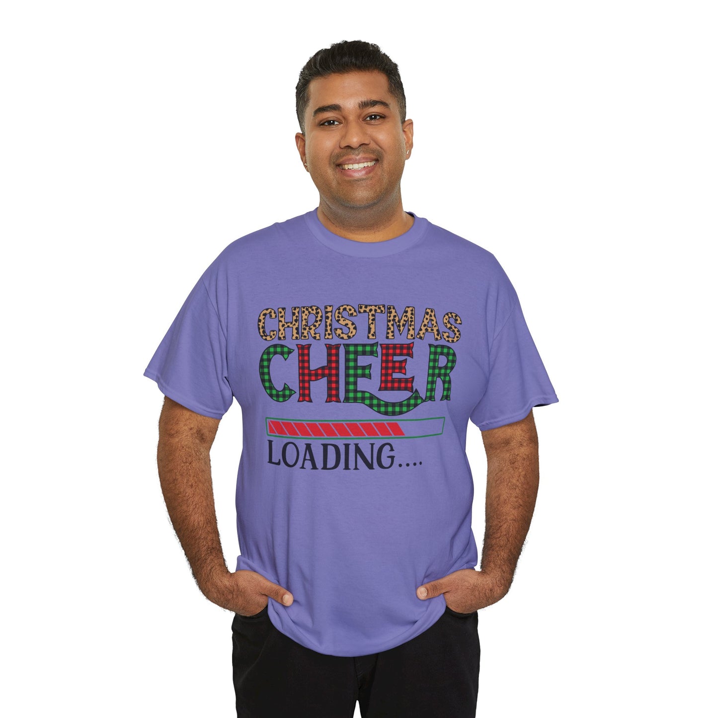 Christmas Cheer Loading Unisex Heavy Cotton Tee