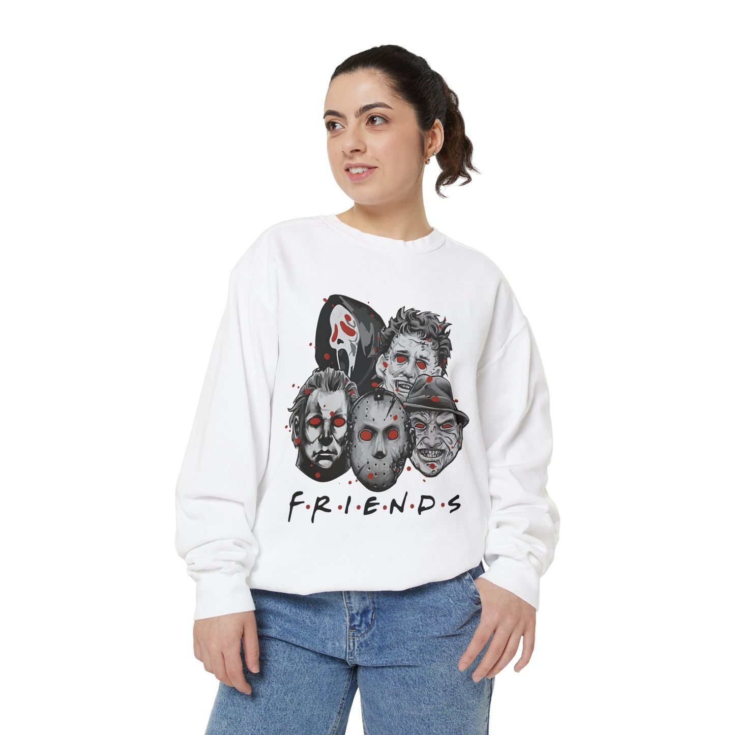 Halloween Garment-Dyed Sweatshirt