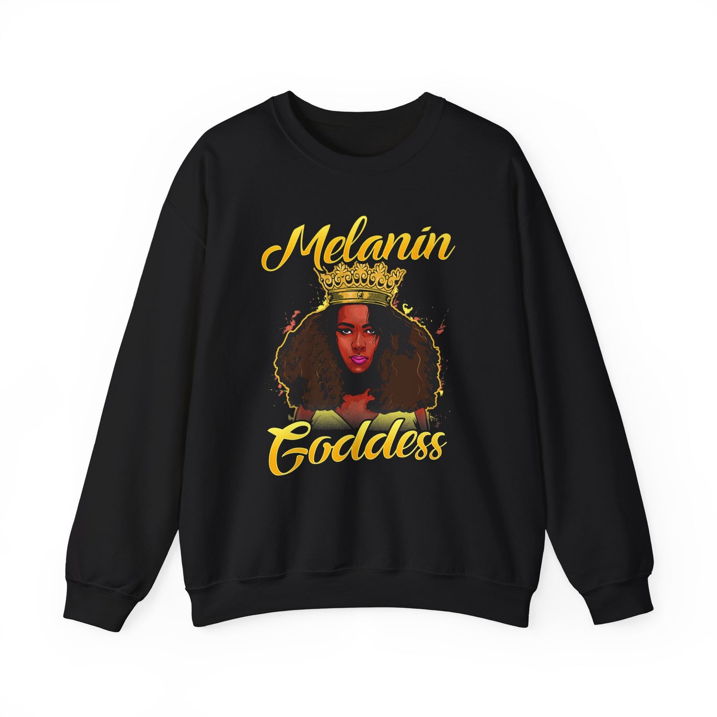 Melanin Queen Heavy Blend Crewneck Sweatshirt