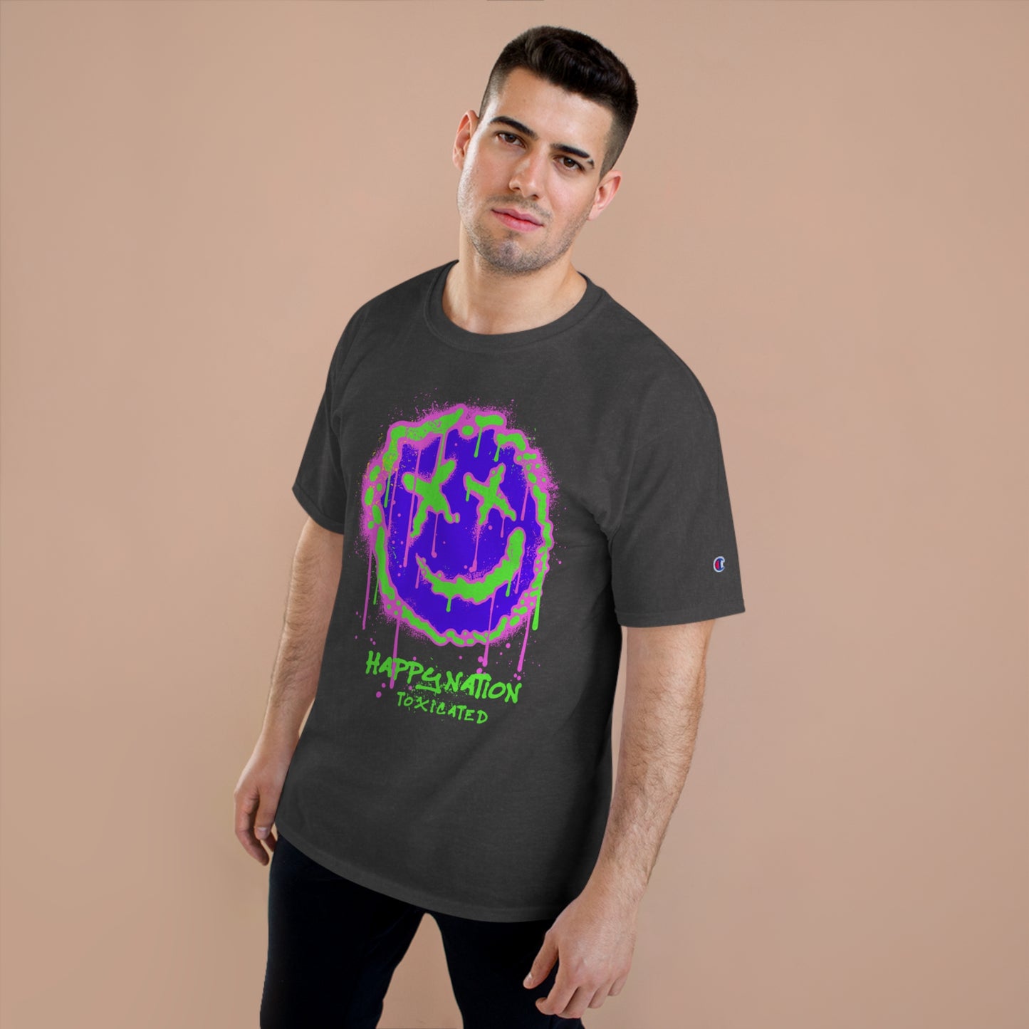 Smiley Face Champion T-Shirt - Happy Nation Collection