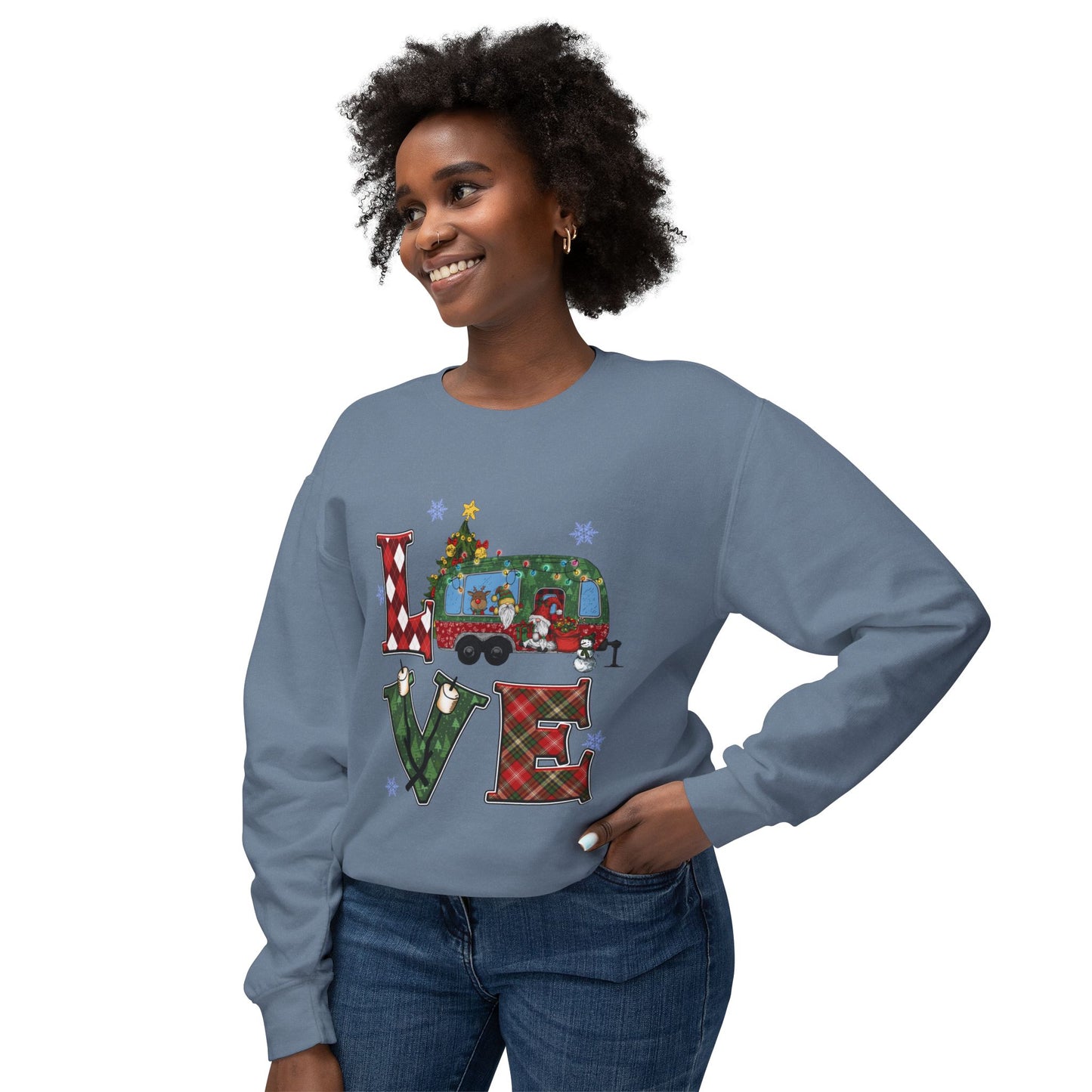 Love Vintage Holiday Crewneck Sweatshirt
