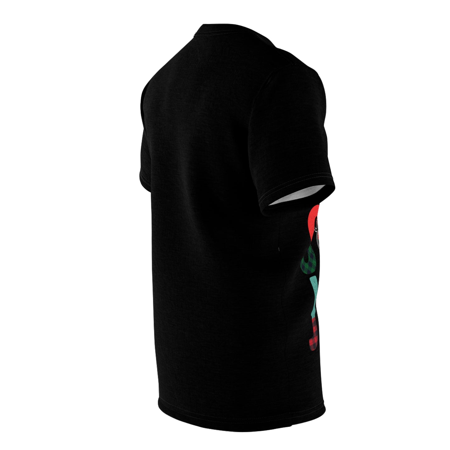 Festive Unisex Cut & Sew Tee - Dance, Rude, Love & Jesus Christmas Shirt