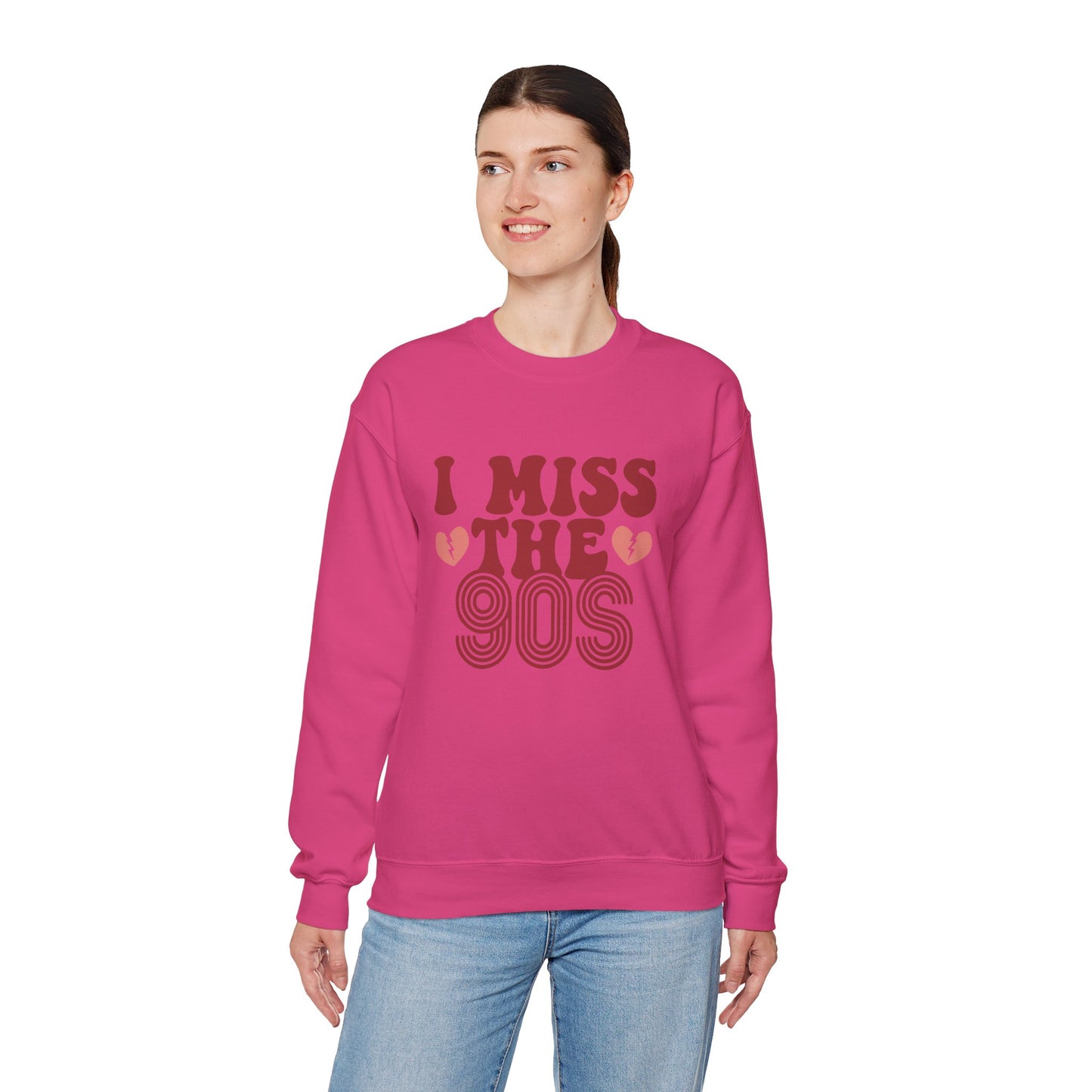 Retro 90s Crewneck Sweatshirt - I Miss the 90s Design