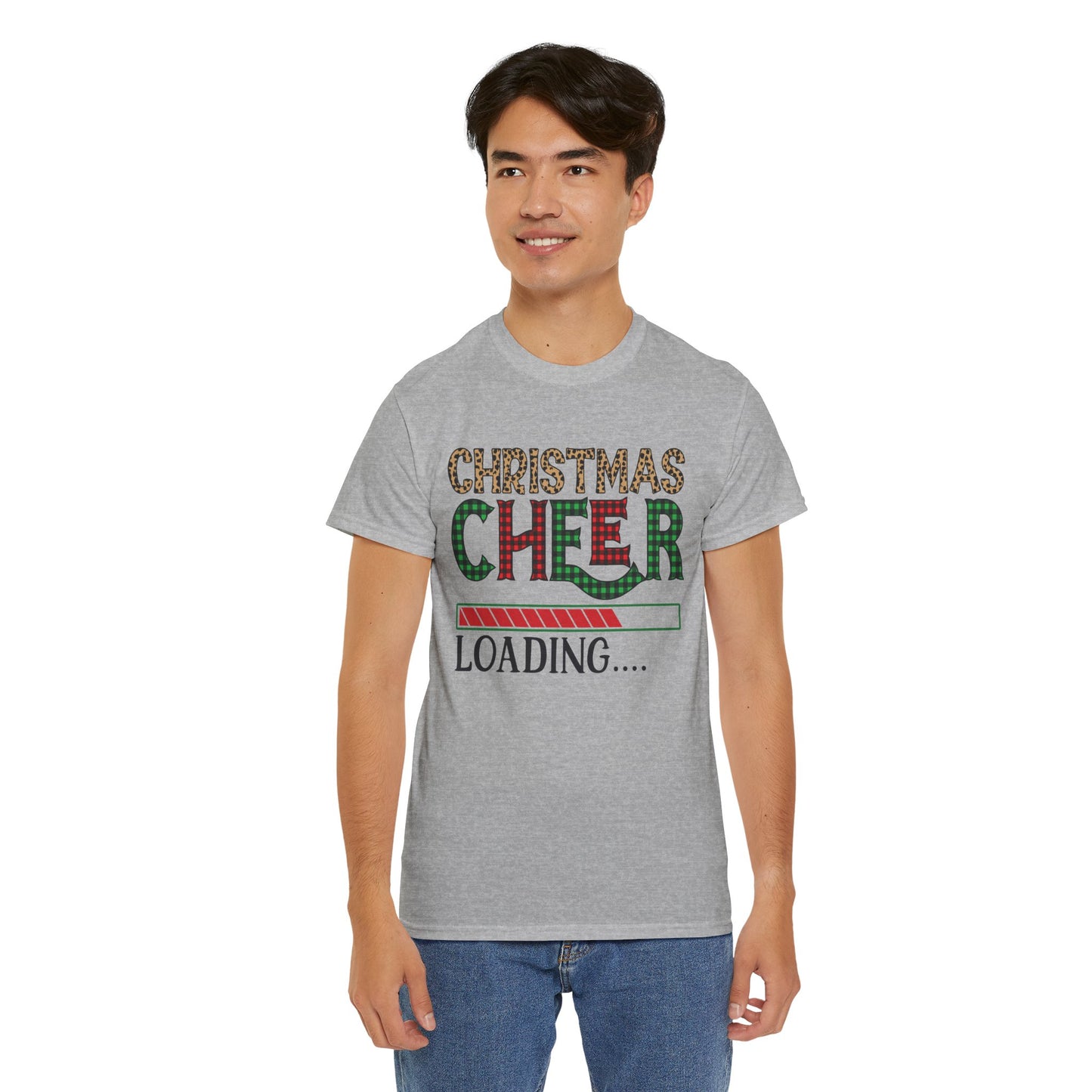 Christmas Cheer Loading Unisex Heavy Cotton Tee