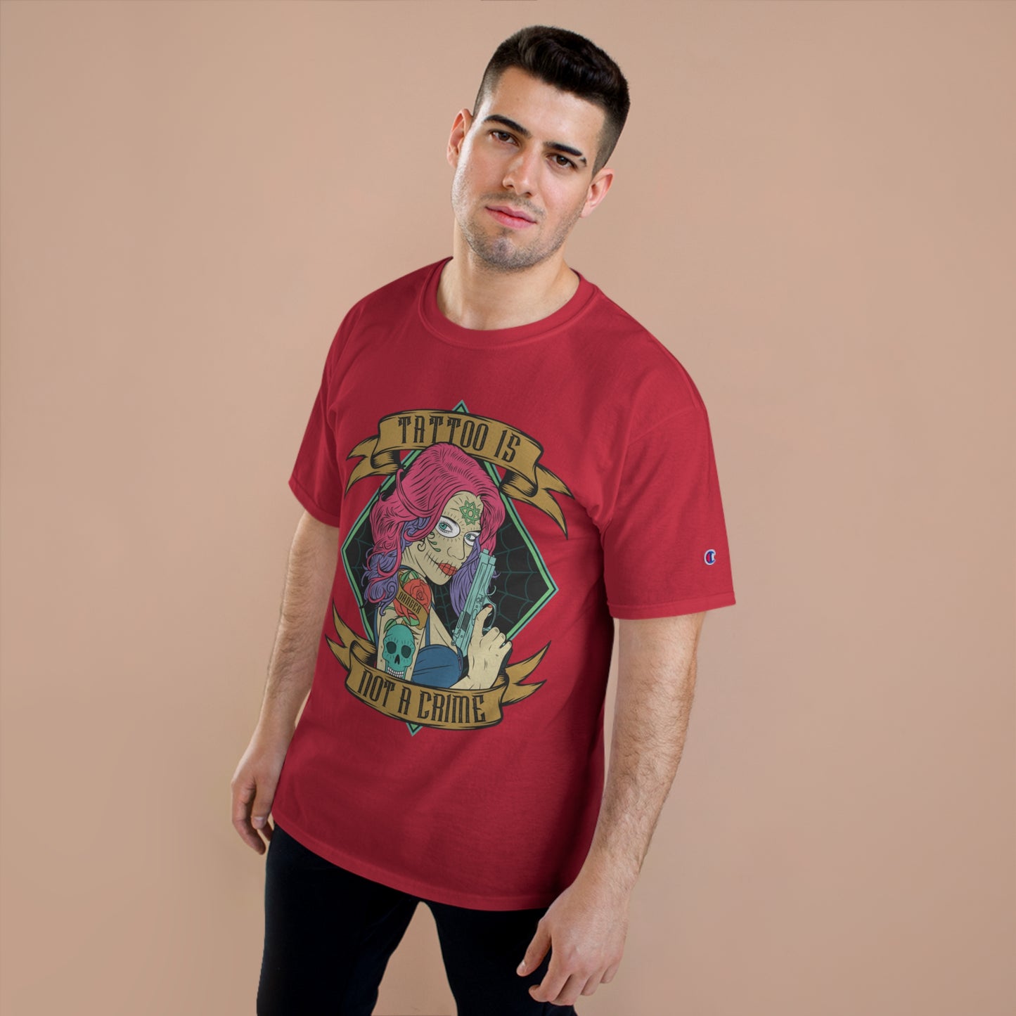 Tattoo Is Not A Crime Champion T-Shirt