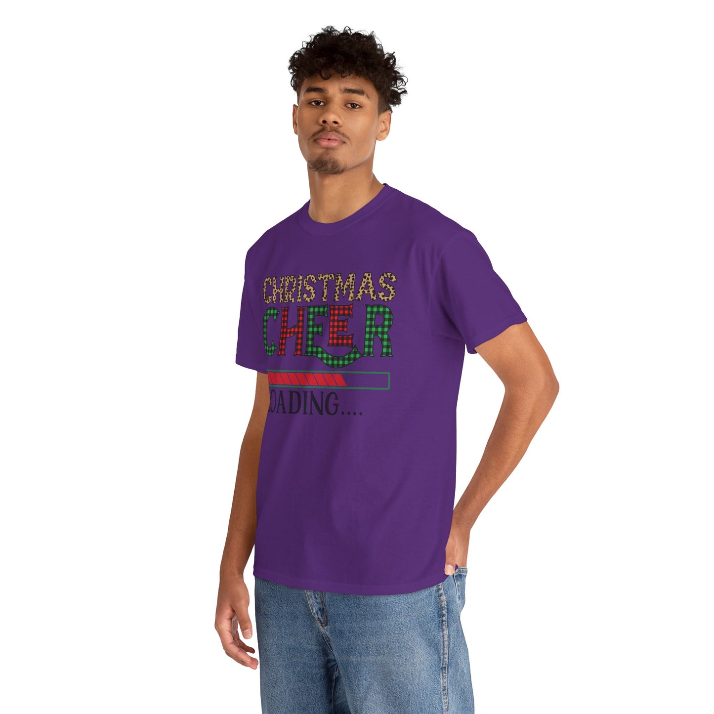Christmas Cheer Loading Unisex Heavy Cotton Tee