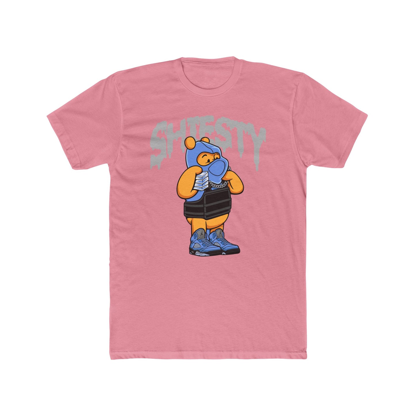 Fun Unisex Cotton Crew Tee with 'Shiesty' Design - Vibrant Graphic Tee for Casual Wear
